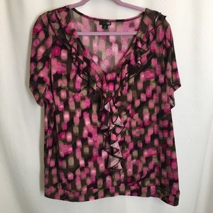 East 5th Ruffle Blouse - 2X